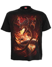 Load image into Gallery viewer, Dragons wrath, short sleeve unisex T-shirt - Spiral direct