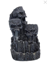 Load image into Gallery viewer, Skull tower backflow incense burner 17.5cm