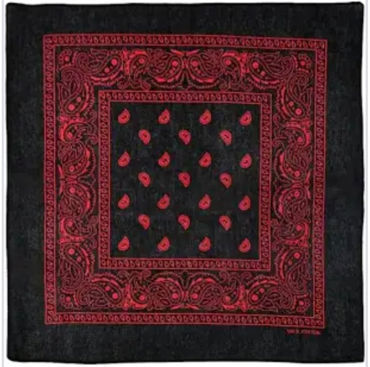 USA Made Military Army Trainmen Paisley 22 / Bandana Made in US (Set of