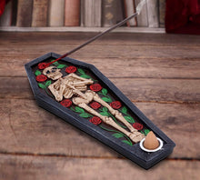 Load image into Gallery viewer, Rest in roses incense stick holder 21.5cm