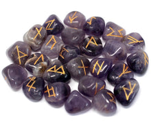 Load image into Gallery viewer, Gemstone runes - Amethyst