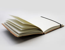 Load image into Gallery viewer, Leather notebook with elastic - palmistry - Hand-made