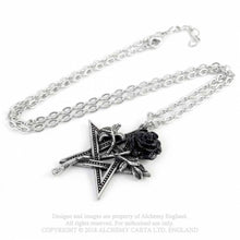 Load image into Gallery viewer, Alchemy gothic - Pentagram and rose - Ruah vered