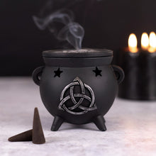 Load image into Gallery viewer, Smoking Cauldron Incense Cone Holder