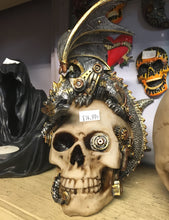 Load image into Gallery viewer, Dragon figure - steel wing skull 21cm