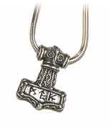 Load image into Gallery viewer, Bindrune Hammer necklace - Alchemy Gothic