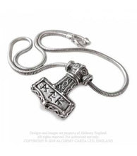 Load image into Gallery viewer, Bindrune Hammer necklace - Alchemy Gothic