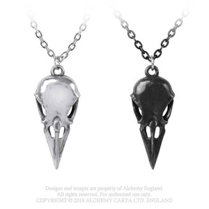 Coeur Crane - Raven Couple's Friendship Necklaces - Alchemy gothic