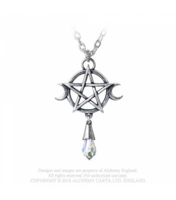 Goddess pentagram pendant - Alchemy Gothic