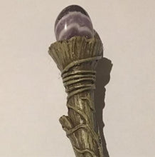 Load image into Gallery viewer, Crystal wand gemstone pen sceptre