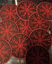 Load image into Gallery viewer, Iron on patch - helm of awe 7cm