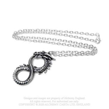 Load image into Gallery viewer, Infinity dragon necklace - Alchemy Gothic
