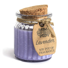 Load image into Gallery viewer, Scented candle - Soy pot of fragrance - Lavender