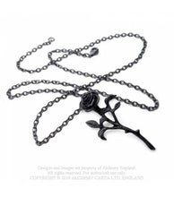 Load image into Gallery viewer, The Romance of The Black Rose necklace - Alchemy Gothic