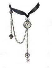 Load image into Gallery viewer, Uncle Albert&#39;s timepiece - choker - Alchemy gothic
