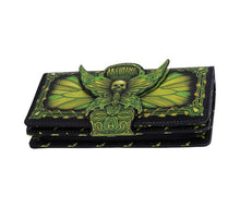 Load image into Gallery viewer, Purse - Absinthe, la fee verte - embossed 18.5cm
