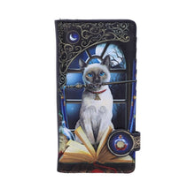 Load image into Gallery viewer, Purse - Hocus Pocus cat - embossed - Lisa Parker - 18.5cm
