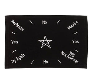 Pendulum mat, embroidered