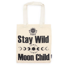 Load image into Gallery viewer, Tote bag - Stay wild Moon child, cotton
