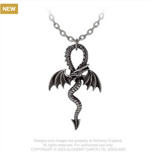 Drankh dragon necklace - alchemy gothic
