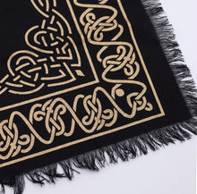 Load image into Gallery viewer, Altar cloth - fringed pentagram 50x50cm
