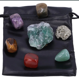 Crystal Luck and prosperity boxed set (7 peice set)