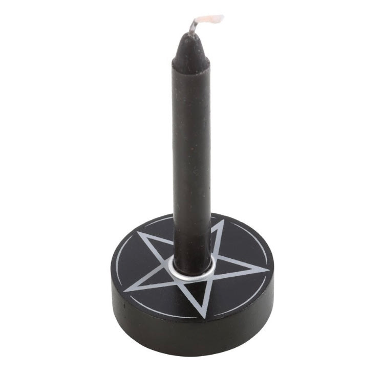 Spell candle holder - pentagram