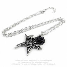 Load image into Gallery viewer, Alchemy gothic - Pentagram and rose - Ruah vered
