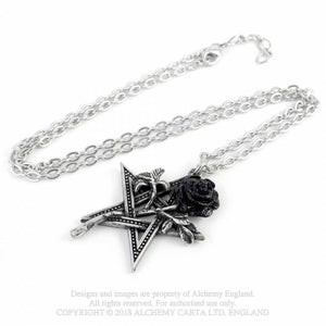 Alchemy gothic - Pentagram and rose - Ruah vered