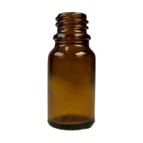 Amber glass bottle with dropper & cap