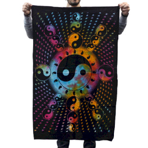 Cotton wall art - yin yang