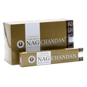 Golden Nag, Chandan (sandalwood) incense sticks