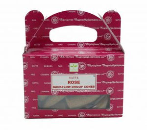 Satya Rose backflow incense cones (24's)