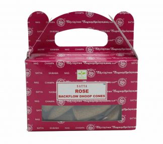 Satya Rose backflow incense cones (24's)