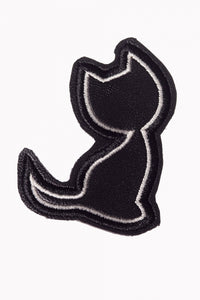Banned Cat patch - iron on  small