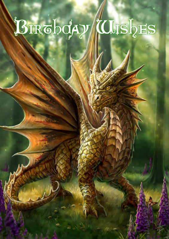 Greeting card - Friendly dragon