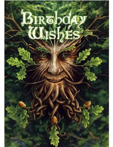 Greeting card - Oak king - birthday