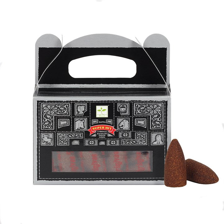 Satya Superhit backflow incense cones (24's)