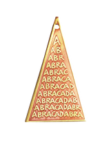 Load image into Gallery viewer, Star charms - Abraca triangle magickal amulet
