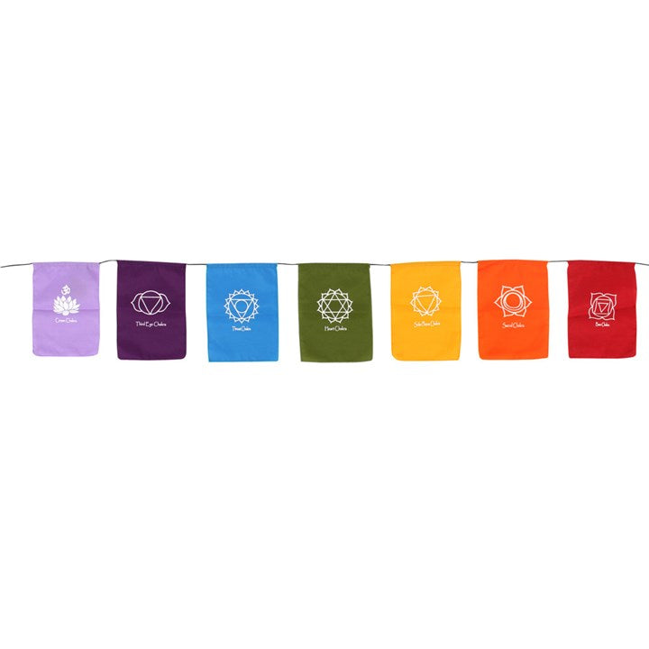 Chakra Symbol Square Rainbow Bunting