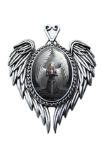 Load image into Gallery viewer, Cameo choker - Prayer for the fallen angel Anne stokes
