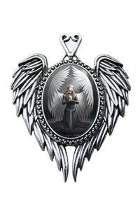 Cameo choker - Prayer for the fallen angel Anne stokes