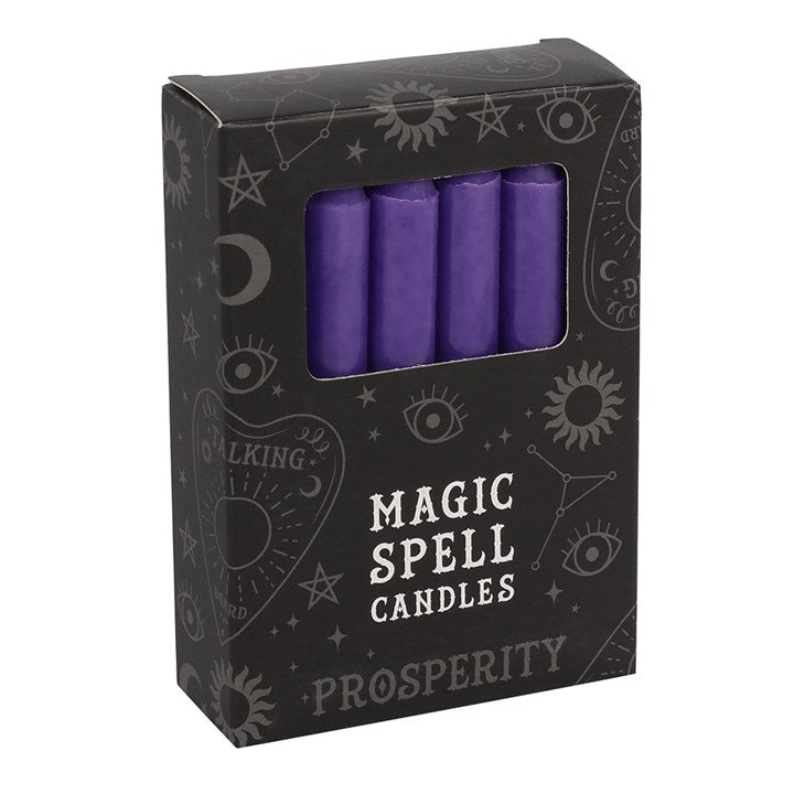 Spell candles - purple - prosperity