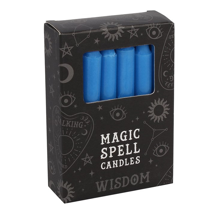 Spell candles - blue - wisdom