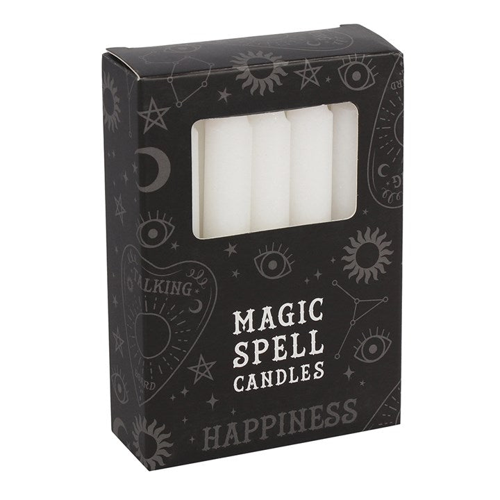 Spell candles - white - happiness