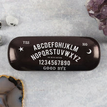 Load image into Gallery viewer, Glasses case - ouija, and allover pentagrams designs
