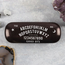 Load image into Gallery viewer, Glasses case - ouija, allover pentagrams and triple moon designs
