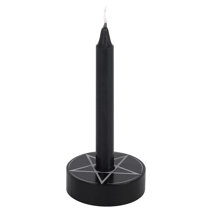 Spell candle holder - pentagram