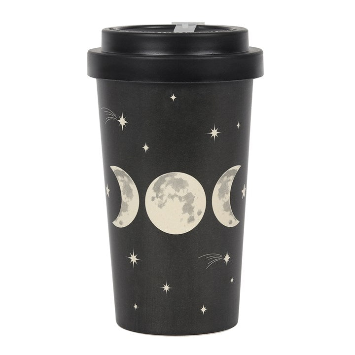 Bamboo Eco Travel Mug - triple moon