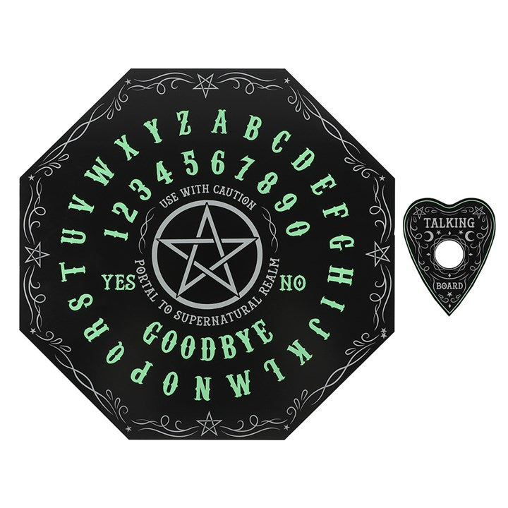 Spirit Board, Glow in the Dark Octagonal ouija talking board